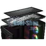 Компьютерный корпус Cougar Airface Pro RGb Black 4x120MM ARGb FAN, ARGb FAN HUB, БЕЗ БП, черный, E-ATX