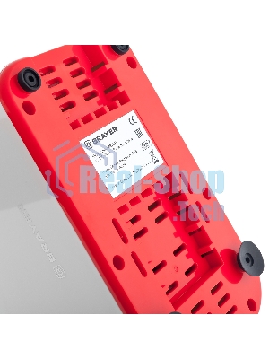 Мясорубка электрическая Brayer BR1603 белый, 1500 Вт, 2.0 кг/мин, реверс, защита от перегрузки, насадки - 7