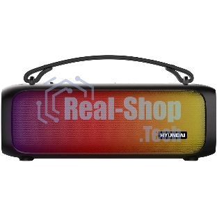 Колонка портативная Hyundai H-PS1020 черный 16W 2.0 BT 10м 1500mAh