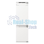 Встраиваемый холодильник Gorenje NRKI517E82WF, полезный объем 244 л, электронное управление, цифровой дисплей, автоматическое размораживание No Frost, быстрое замораживание, интенсивное охлаждение, зона свежести с контролем влажности, инверторный компрессор, энергоэффективность А+