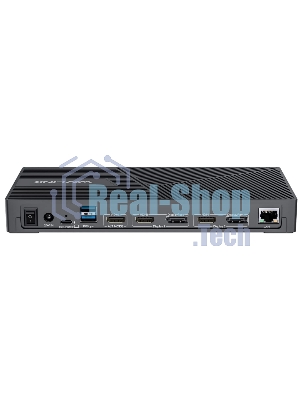 USB-концентратор WAVLINK USB-C Triple Display 4K@60Hz Universal /100W PowerDelivery Include 20V/8A Power Adapter/ 4xUSB3.0/3xUSB C/2xDP 4K 60HZ/3xHDMI 4K 60HZ/1xGigabit LAN/1xAudio In/Out