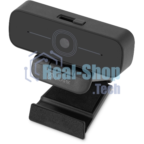 Веб-камера OKLICK OK-C001FH 1920x1080, 30 кадр/с, USB Type-A, микрофон (шумоподавление), универсальное крепление
