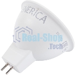 Лампа cветодиодная LED MR16 IEK LL-MR16-08-230-30-GU5-G софит 8Вт 230В 3000К GU5.3 GENERICA