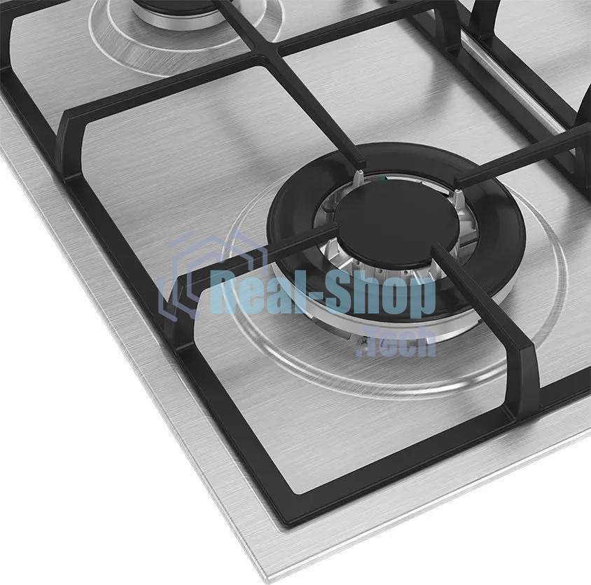 Газовая варочная панель Hotpoint HGMT 642 W IX, независимая, серебристый