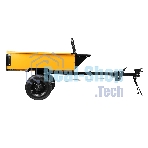 Прицеп для мотоблока Denzel TT-500, оцинк., груз. 500 кг, рег. сцепка, колеса 4.00-10, в упаковке