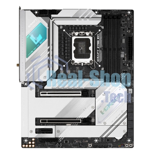 Материнская плата Maxsun iCraft Z790 WIFI, LGA 1700, Intel Z790, 4xDDR5, 4xM.2, 4xSATA, 1xPCIe 5.0 x16, 1xPCIe 3.0 x16, 1xPCIe x4, 1xPCIe x1, 1xHDMI, 1xDP, 2x 2.5Gb LAN, 4xUSB 2.0, 4xUSB 3.2 Gen 2, 1xUSB 3.2 Gen 2 Type-C, 7.1, ATX