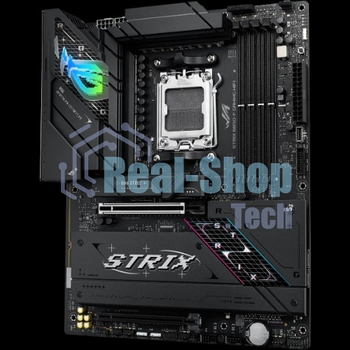 Материнская плата ASUS ROG STRIX B850-F GAMING WIFI, AM5, AMD B850, 4xDDR5, 2xSATA, 4xM.2, 1xPCIe 5.0 x16, 1xPCIe 4.0 x16, 1xPCIe x4, 1xDP, 1xHDMI, 1x2.5Gb LAN, 1xUSB-C 20Gbps, 1xUSB-C 10Gbps, 3xUSB-A 10Gbps, 4xUSB 5Gbps, 4xUSB 2.0, 3x3.5 мм, 7.1, ATX