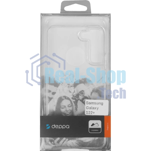 Чехол (клип-кейс) Deppa Gel для Samsung Galaxy S22+ прозрачный