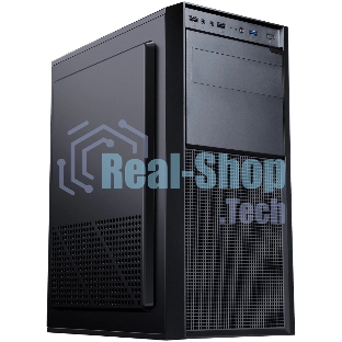 Компьютерный корпус Accord A-300 черный без БП ATX 1x120мм 2xUSB 2.0 1xUSB 3.0 audio