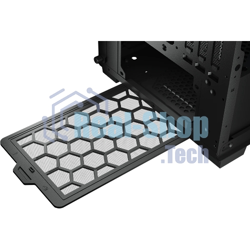 Компьютерный корпус Cougar Airface Pro RGb Black 4x120MM ARGb FAN, ARGb FAN HUB, БЕЗ БП, черный, E-ATX