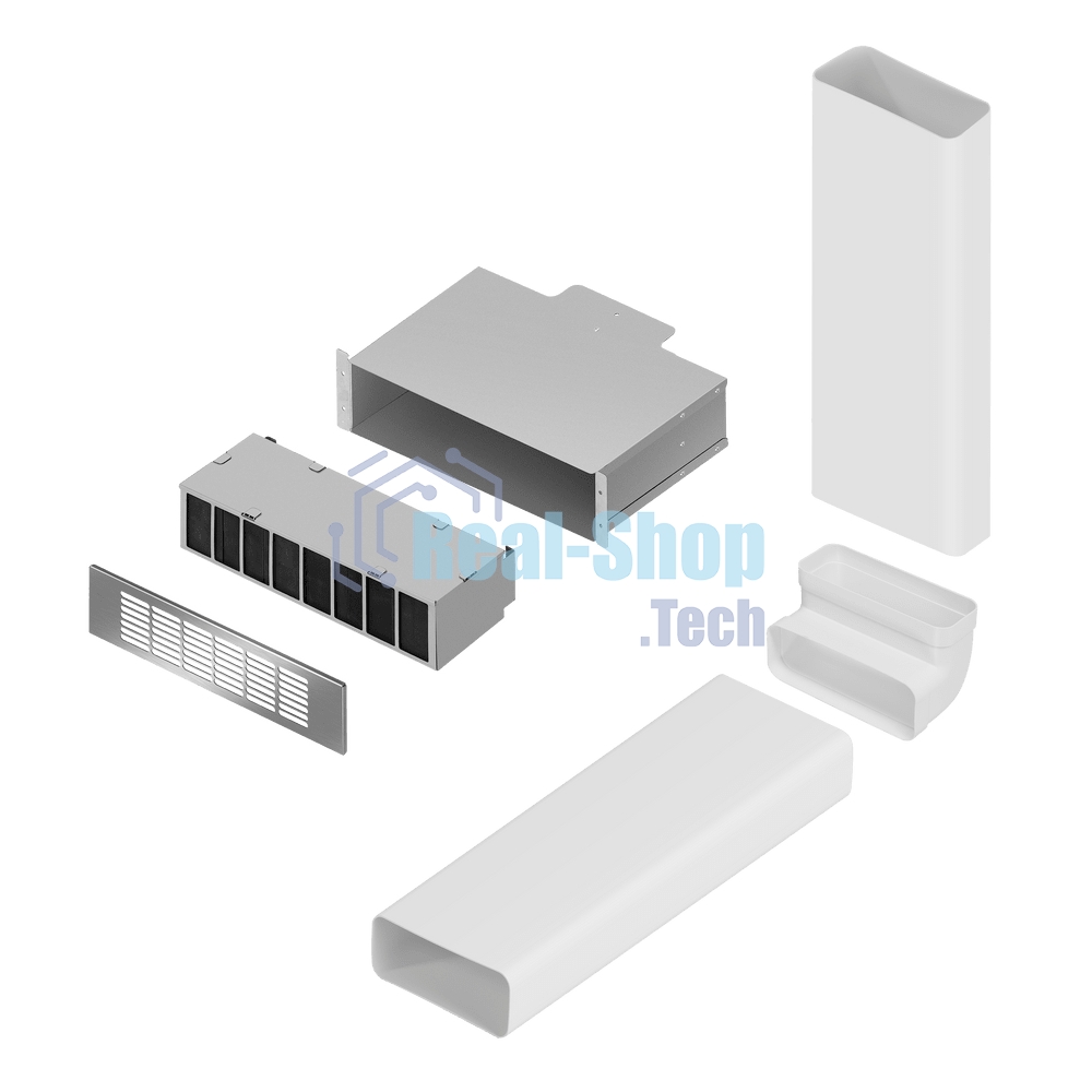 Комплект воздуховодов Maunfeld MIDS604 с фильтром CF312MW (для ПАНЕЛИ MIHC604SF2BK)