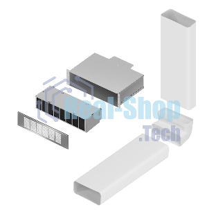 Комплект воздуховодов Maunfeld MIDS604 с фильтром CF312MW (для ПАНЕЛИ MIHC604SF2BK)