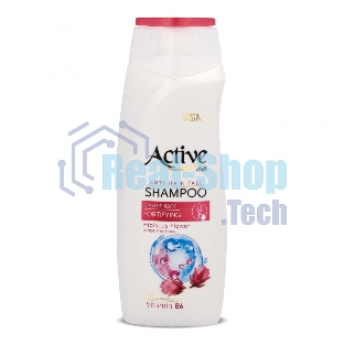Шампунь Active укрепляющий, защита от выпадения волос CARE & BEAUTY. С корнем женьшеня, цветком гибискуса и витамином B6, 350 мл (512102056)