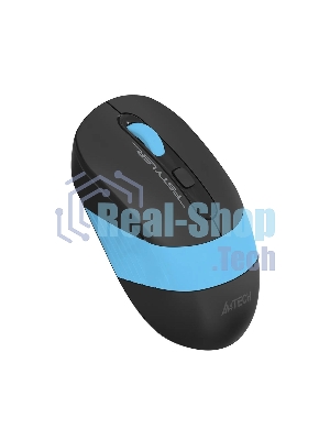 Мышь беспроводная A4Tech Fstyler FG10 черный/синий, 2000 dpi, радиоканал, USB, кнопки - 4