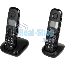 Радиотелефон Dect Gigaset A170 DUO черный (труб. в компл.:2шт) АОН