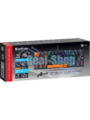 Клавиатура проводная Defender USB APEX GK-002 RU