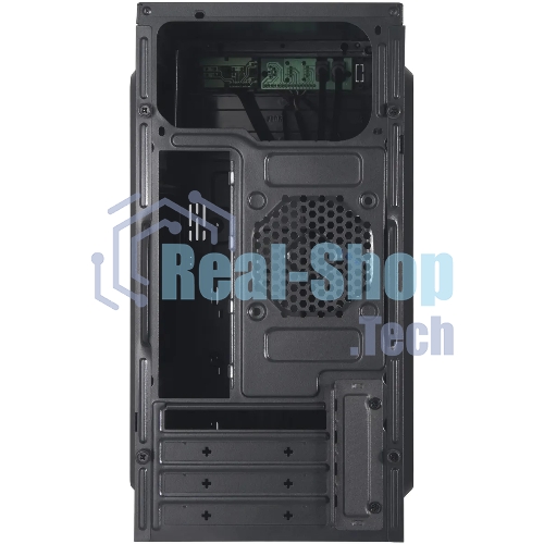 Компьютерный корпус KingPrice KPCC-MN208 черный без БП mATX 1x80мм 2x120мм 2xUSB 2.0 audio