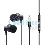 Проводные наушники Oklick HS-S-230 черный, вкладыши, Jack 3.5 мм