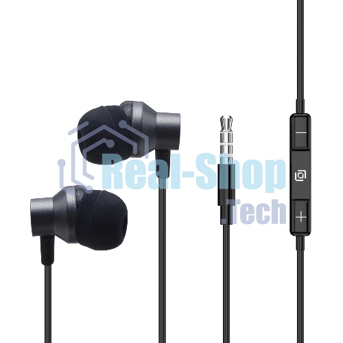 Проводные наушники Oklick HS-S-230 черный, вкладыши, Jack 3.5 мм