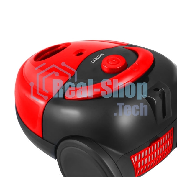 Пылесос Centek CT-2518 красный/черный, 350/1800 Вт, уборка сухая, пылесборник мешок, 1.5 л