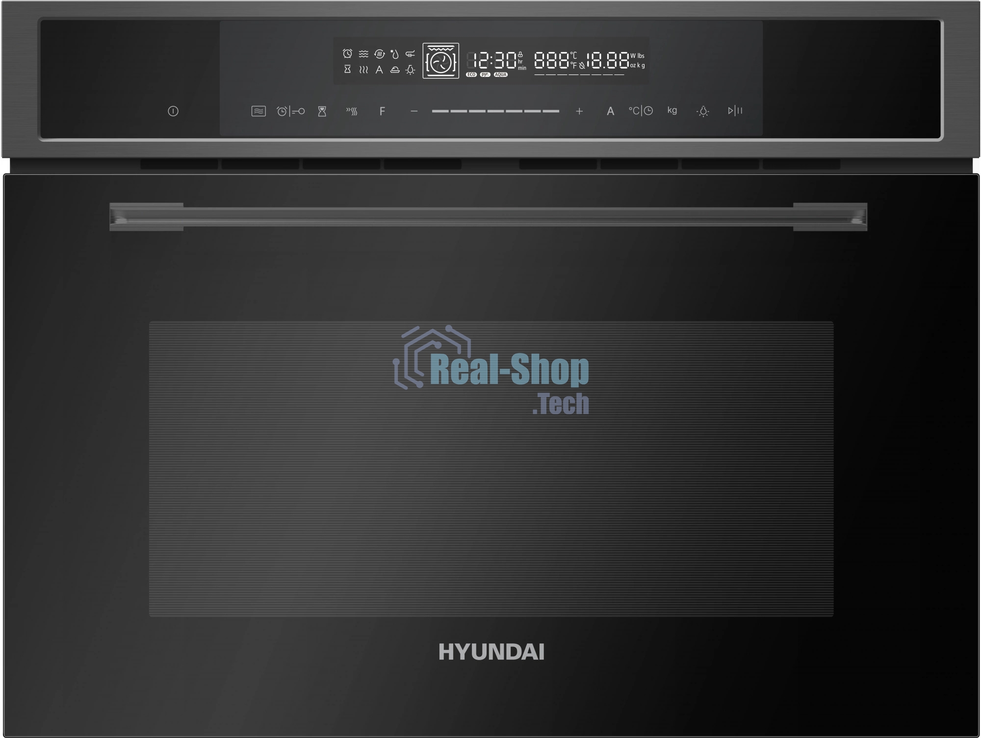 Духовой шкаф Электрический Hyundai HMEO 6580 DX черный