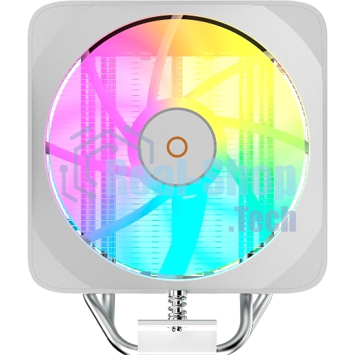 Кулер для процессора Ocypus Delta A40 EX WH Digital, 120мм ARGB FAN, Top Display Panel, 4 HEAT PIPES, 4-PIN PWM, 500-1800 RPM, 29DBA, HYDRO BEARING, LGA115X/1200/1700/18XX, AM4/AM5
