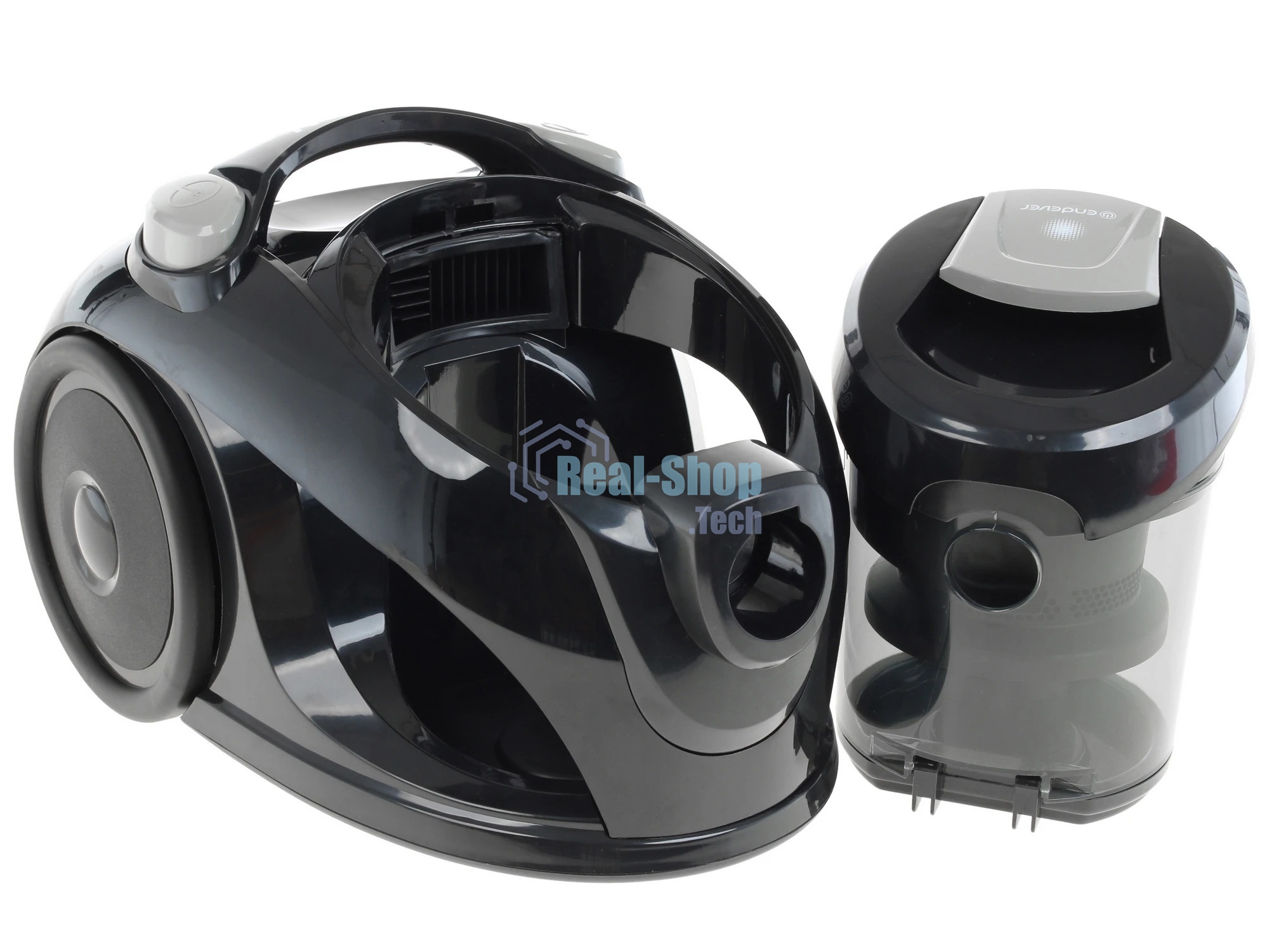 Пылесос Endever Skyclean VC-540 черный/серый, 400/2100 Вт, уборка сухая, пылесборник контейнер 4 л