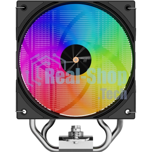 Кулер для процессора Thermalright Assassin X 120 R Digital ARGB Black (4-pin PWM, 151mm, Al/Cu, 4x6mm, ARGB, 1x120mm, 70.84CFM, 29.8dBA, 2000RPM, S: 1851/1700/1200/115X, AM5/AM4, black)