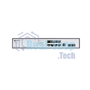 Коммутатор Managed L2 Switch 8x1000Base-T PoE, 2x1000Base-X SFP, PoE Budget 135W, RJ45 Console, 19