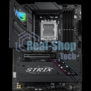Материнская плата ASUS ROG STRIX B850-F GAMING WIFI, AM5, AMD B850, 4xDDR5, 2xSATA, 4xM.2, 1xPCIe 5.0 x16, 1xPCIe 4.0 x16, 1xPCIe x4, 1xDP, 1xHDMI, 1x2.5Gb LAN, 1xUSB-C 20Gbps, 1xUSB-C 10Gbps, 3xUSB-A 10Gbps, 4xUSB 5Gbps, 4xUSB 2.0, 3x3.5 мм, 7.1, ATX
