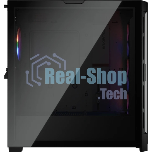 Компьютерный корпус Cougar Airface Pro RGb Black 4x120MM ARGb FAN, ARGb FAN HUB, БЕЗ БП, черный, E-ATX