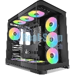 Корпус SAMA V60, Midi-Tower, чёрный, 7 x 120 мм