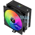 Кулер для процессора Thermalright Assassin X 120 R Digital ARGB Black (4-pin PWM, 151mm, Al/Cu, 4x6mm, ARGB, 1x120mm, 70.84CFM, 29.8dBA, 2000RPM, S: 1851/1700/1200/115X, AM5/AM4, black)