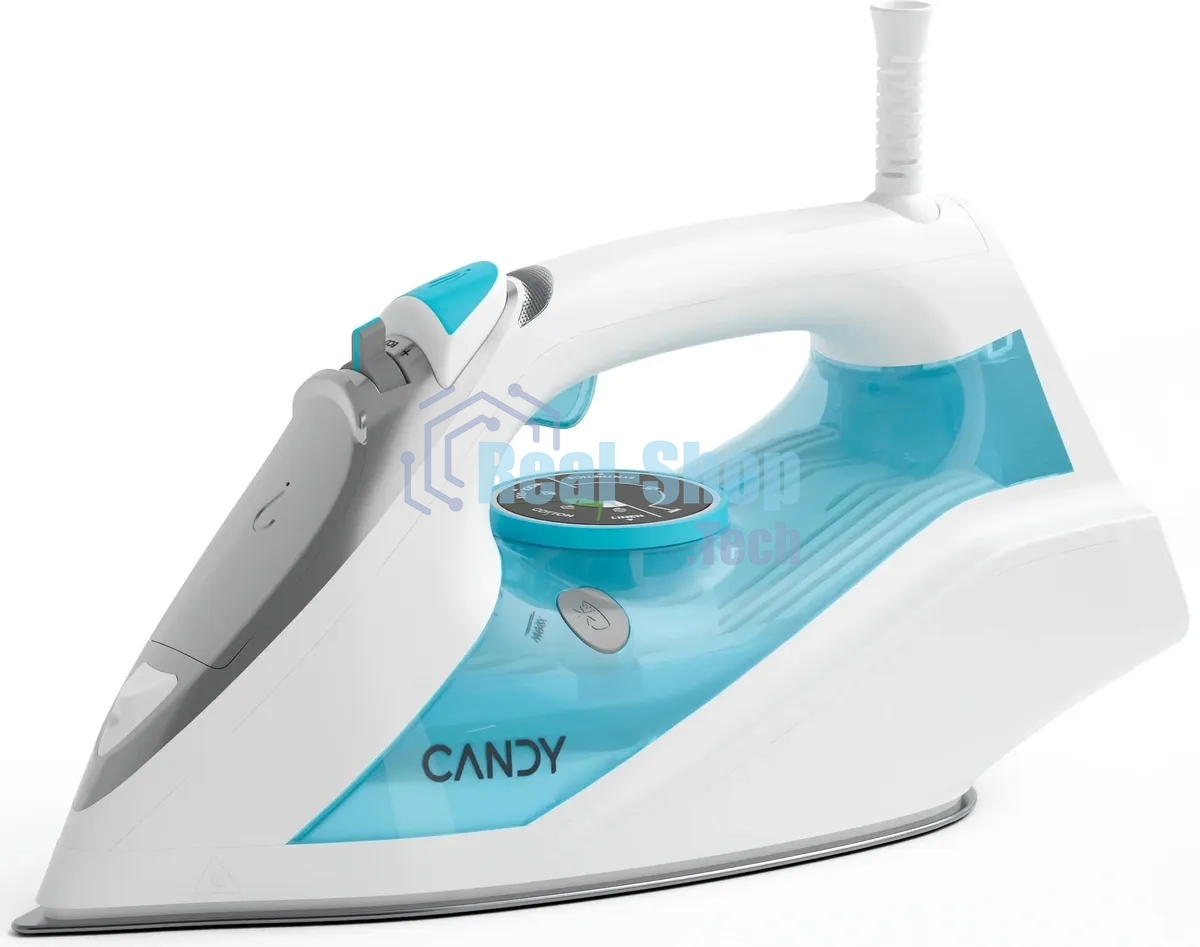 Утюг Candy CI-101 белый/голубой, 2700 Вт, 55 г/мин, 160 г/мин, 500 мл