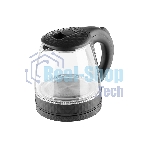 Чайник электрический Homestar HS-1053 1.2 л, стекло/пластик, черный