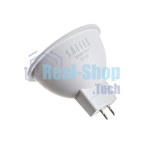 Лампа светодиодная SAFFIT SBMR1611 (55153) 11Вт 230В GU5.3 дневной
