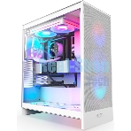 Система жидкостного охлаждения для ПК/Water Cooling System NZXT Kraken Elite 280 RGb (250W, 280мм, LED temp., белый/Fans: 2x140мм, 98.61CFM, 34.5dBA, 2000RPM/Pump height 65мм, 2800RPM, Rad thickness 27мм/S: 1851, 1700, 1200, 115X, AM5, AM4)