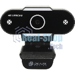 Веб-камера OKLICK OK-C012HD 1280x720, 30 кадр/с, USB Type-A, микрофон, универсальное крепление