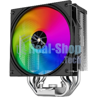 Кулер для процессора Thermalright Assassin X 120 R Digital ARGB Black (4-pin PWM, 151mm, Al/Cu, 4x6mm, ARGB, 1x120mm, 70.84CFM, 29.8dBA, 2000RPM, S: 1851/1700/1200/115X, AM5/AM4, black)