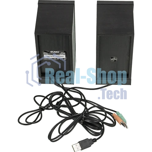 Акустическая система SVEN SPS-604 2.0 черный 4Вт