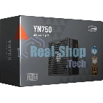 Блок питания PcCooler P5-YN750-G1F ATX 750W 80+ gold (20+4pin) APFC 135мм fan 6xSATA Cab Manag RTL