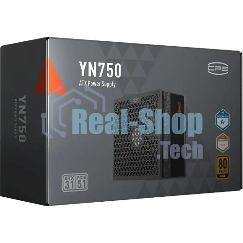 Блок питания PcCooler P5-YN750-G1F ATX 750W 80+ gold (20+4pin) APFC 135мм fan 6xSATA Cab Manag RTL