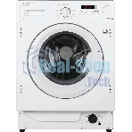 Встраиваемая стиральная машина HOMSair WMB1486WH белый, загрузка фронтальная 8 кг, 6 кг - сушка, 1400 об/мин, класс: A