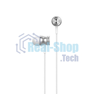 Проводные наушники Havit Wired earphone белый, внутриканальные, Jack 3.5 мм, встроенный микрофон
