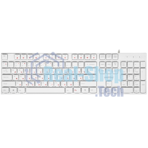 Клавиатура проводная мультимедийная Smartbuy ONE 238 USB белая (SBK-238U-W)/20