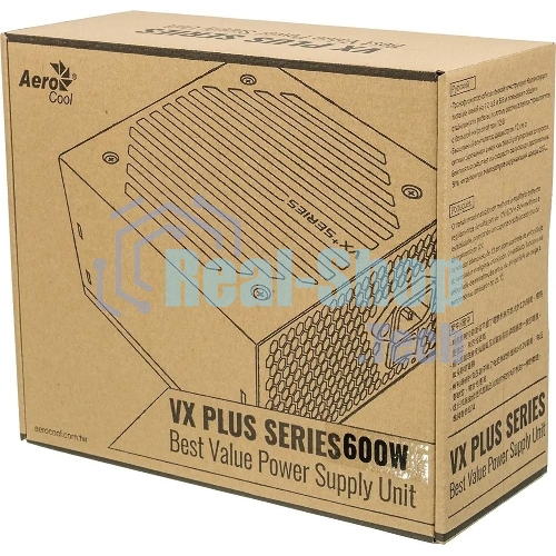 Блок питания Aerocool/Formula VX-600 PLUS, 600Вт 120мм, черный