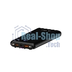 Внешний аккумулятор Maxvi PB10-11 10000 мАч черный 3A, встроенные кабели USB A/Type-C/Lightning