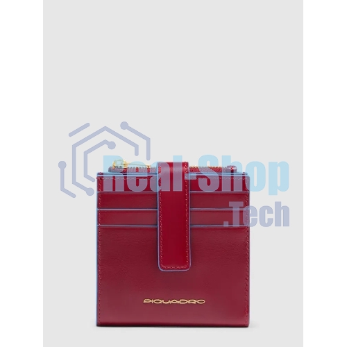 Картхолдер Piquadro Blue Square PP6843B2R/R красный, натуральная кожа