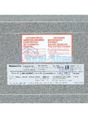 Микроволновая печь Panasonic NN-SD38HSZPE черный/серебристый, 23 л, 1000 Вт, переключатели - сенсор, поворотный механизм