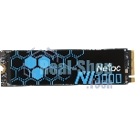 Накопитель SSD Netac NV3000, 250Gb, PCIe 3.0 x4, M.2 2280, NVMe, R/W 3000/1400
